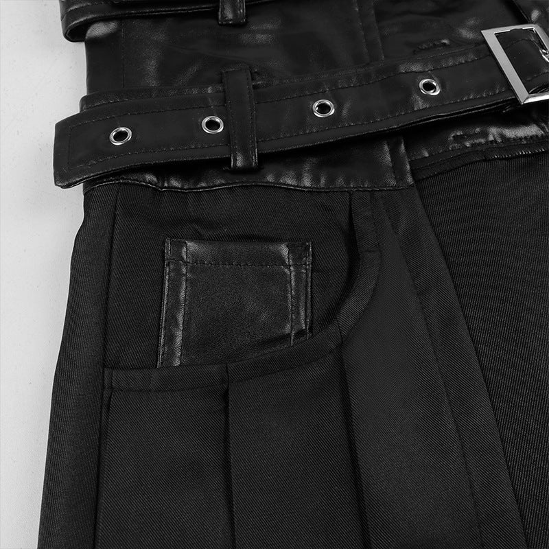 Dark Rock Ashes Series - Gothic Half-Skirt for Men