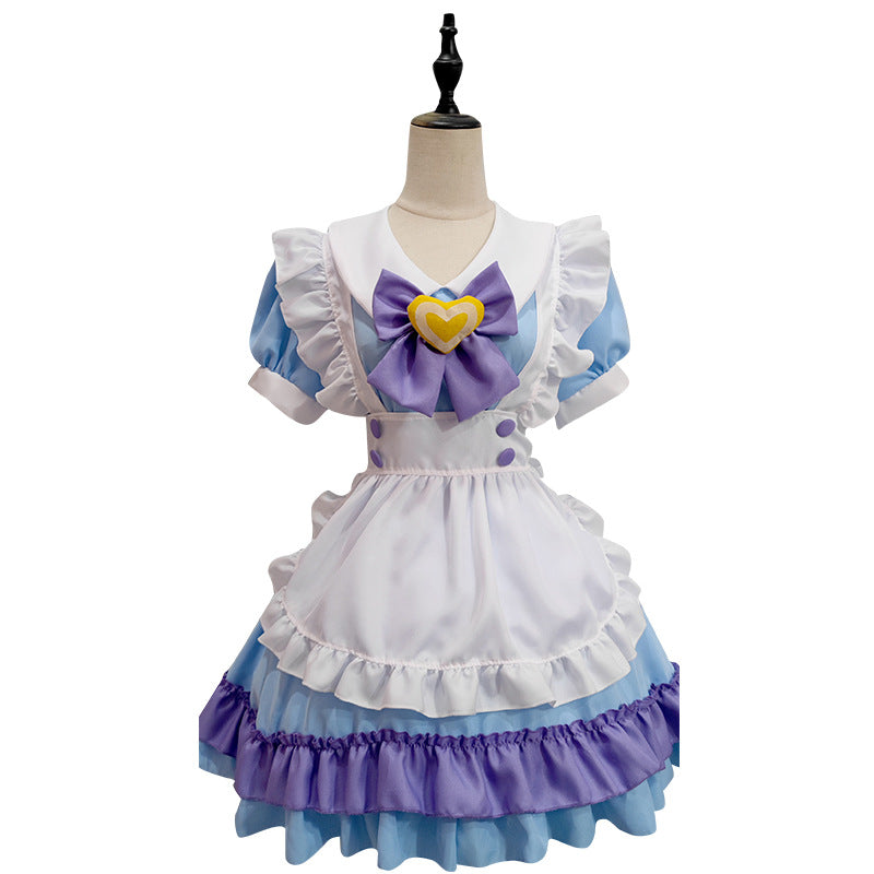 Kawaii Japanese Maid Cospaly Sweet Lolita Dress Cute Anime Maid Costume