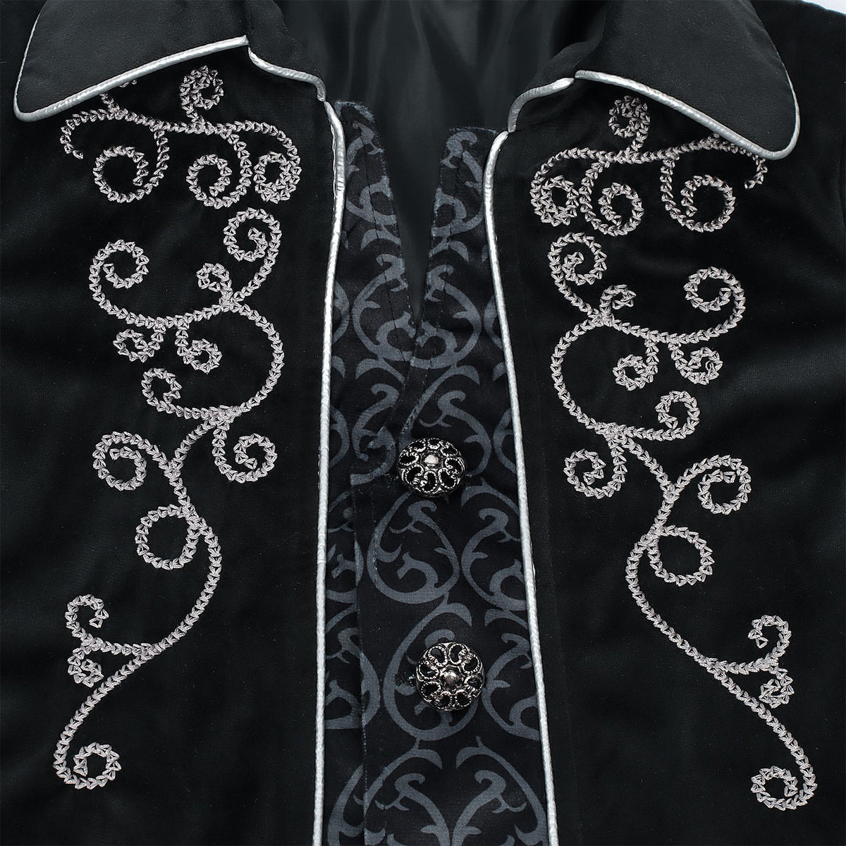 Boys Victorian Embroidered Tailcoat – Medieval Prince Costume