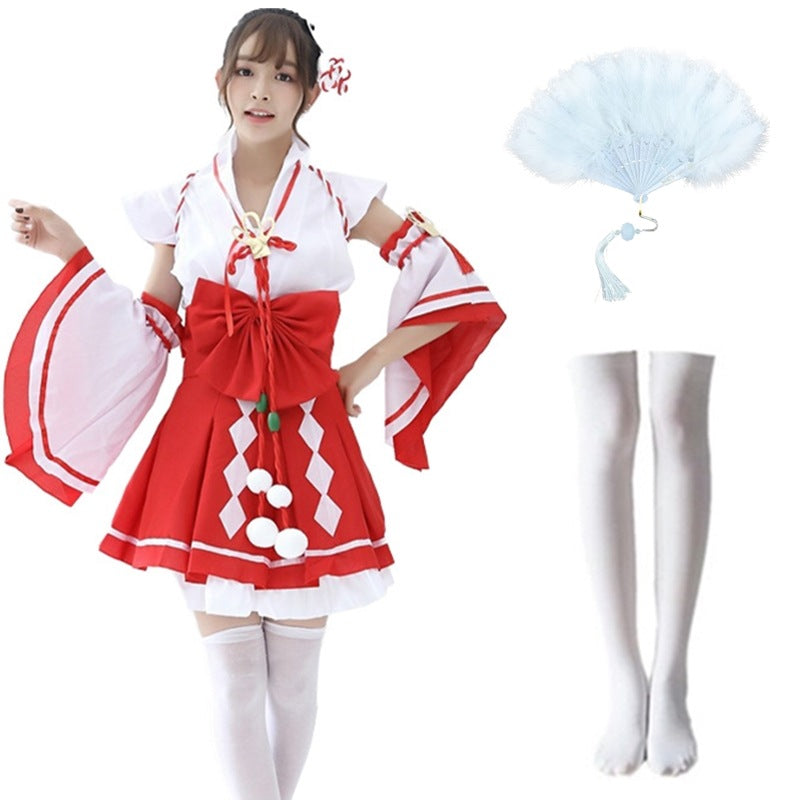 Japanese Kimono Cosplay: Popular Adult Women's Costume - Three Kingdoms Da Qiao Performance Outfit