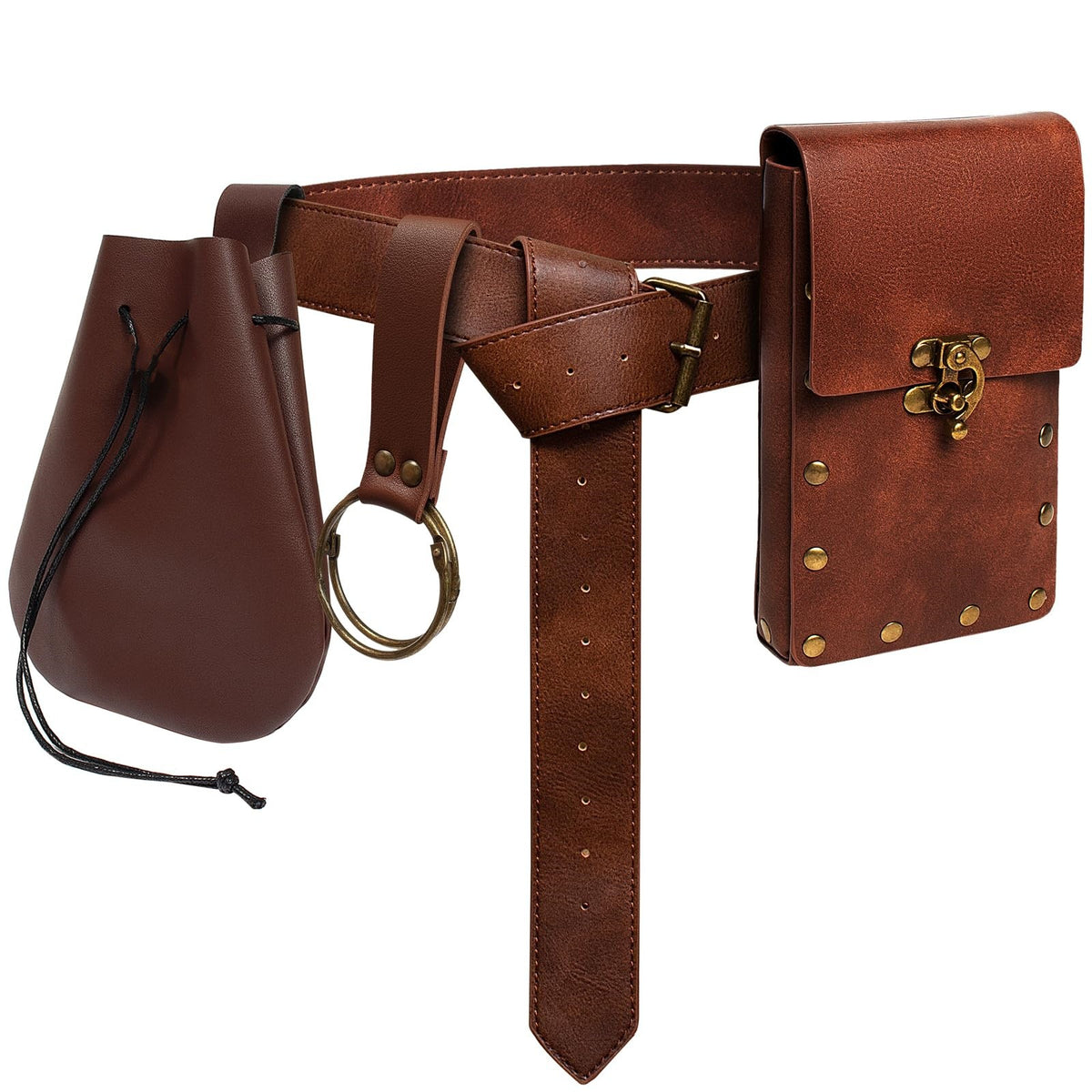 Medieval Renaissance Utility Belt & Pouch Accessories