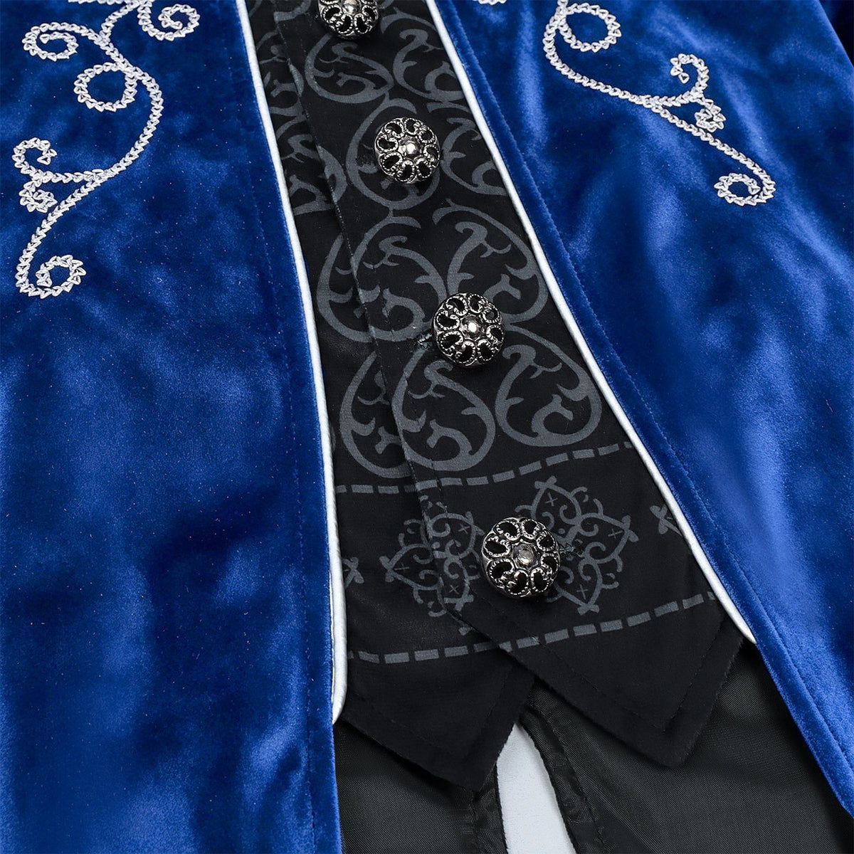 Boys Victorian Embroidered Tailcoat – Medieval Prince Costume