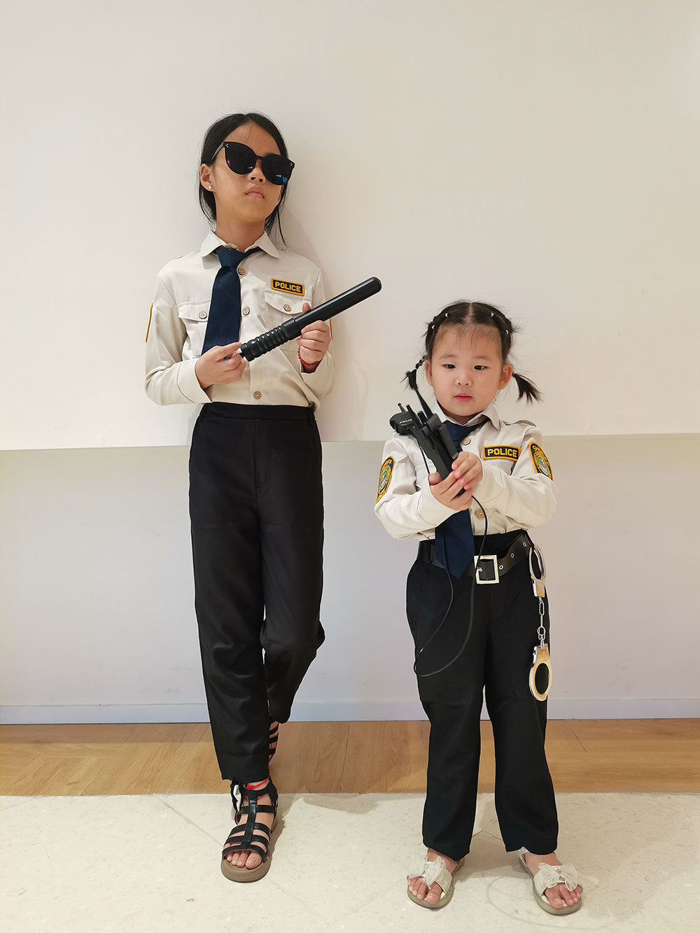 Children's Police Cosplay Carnival Sheriff  Uniform Costumes for Kid