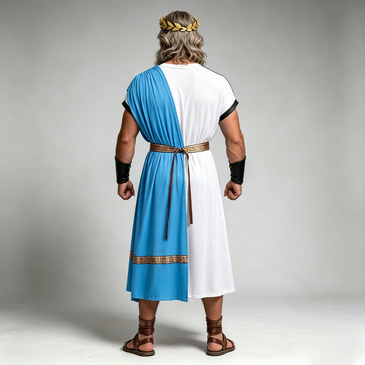 Men's Roman Toga Costume Set – Greek God & Caesar Outfit