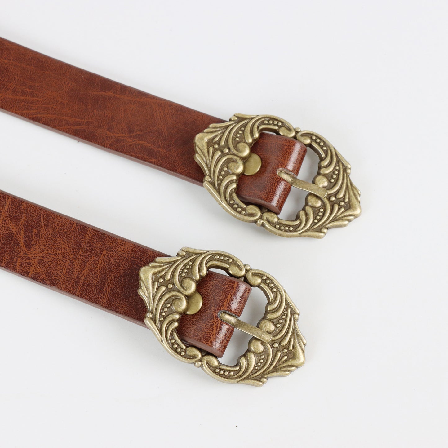 Medieval Viking Wide Belt Faux Leather Celtic Waist Belt LARP Cosplay Costume
