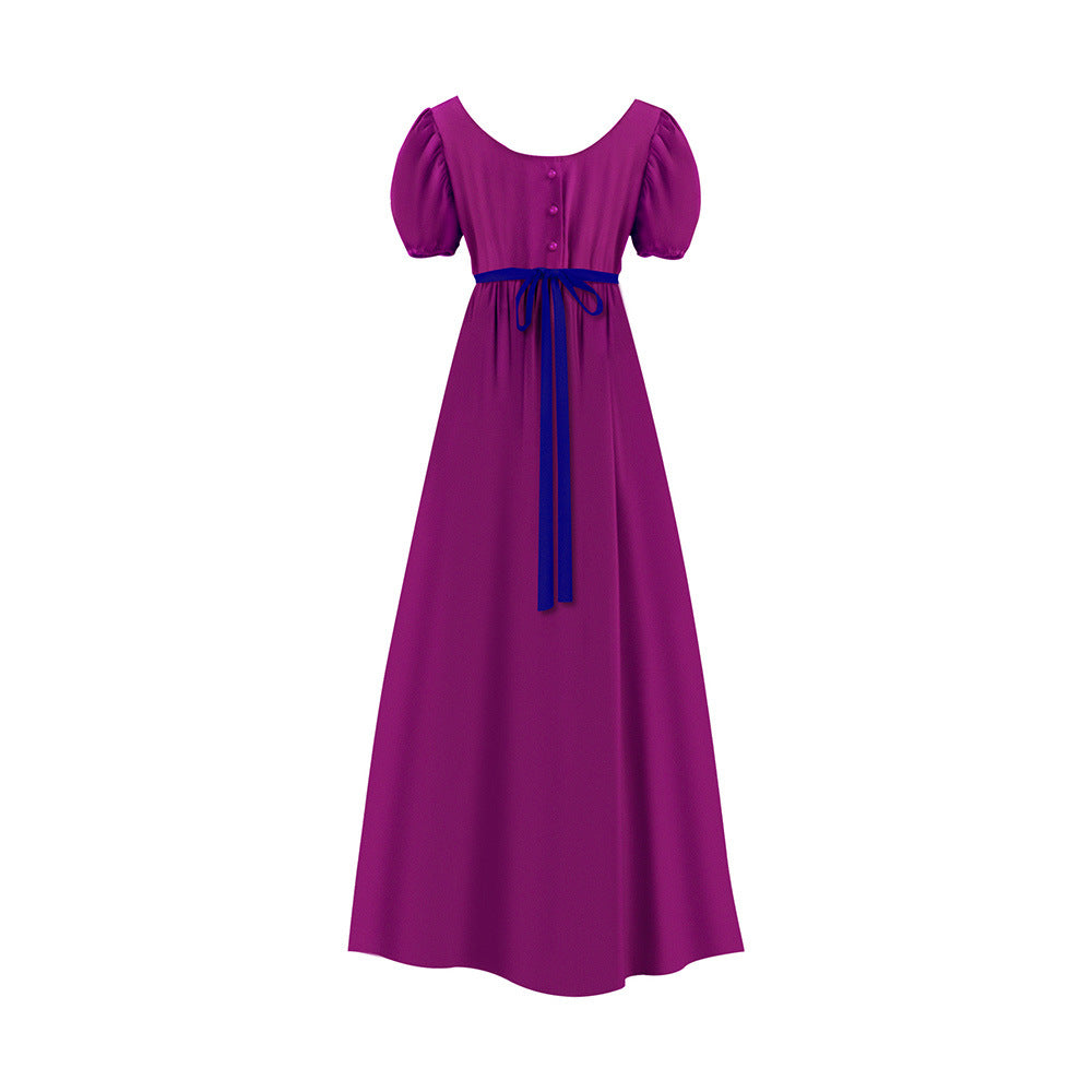 Women's Regency Empire Waist Dress – Jane Austen Period Costume