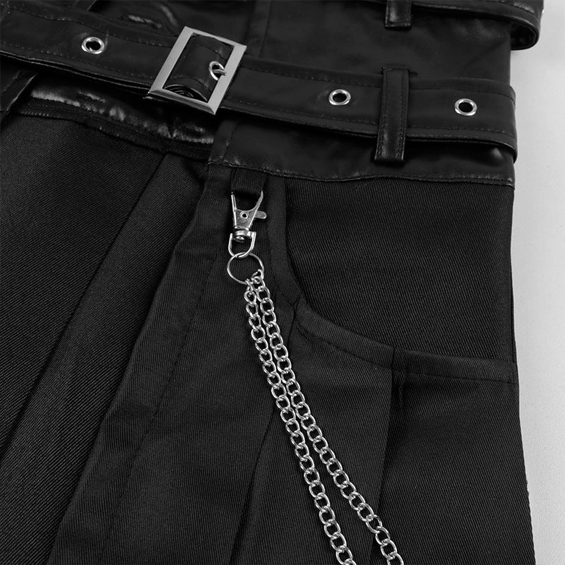 Dark Rock Ashes Series - Gothic Half-Skirt for Men