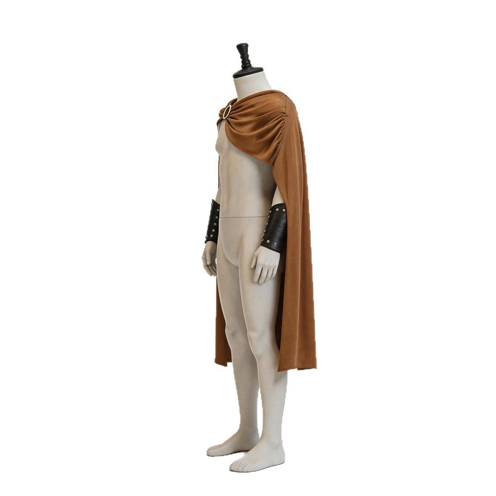 Ancient Roman Knight Cape Spartan Gladiator Warrior Cloak LARP Cosplay Costume