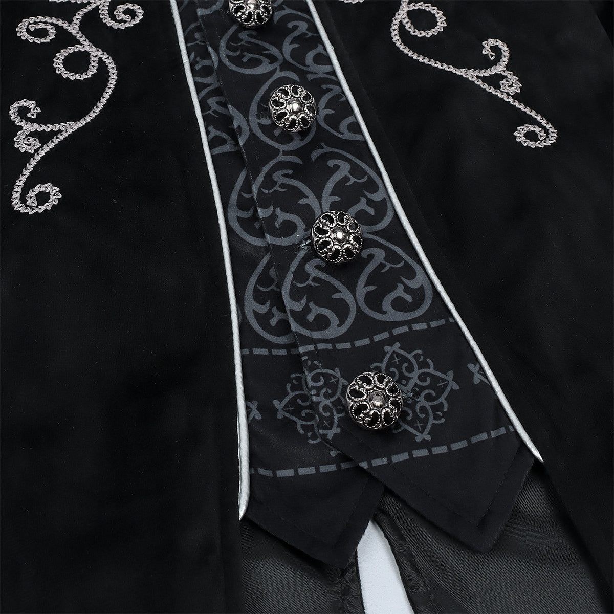 Boys Victorian Embroidered Tailcoat – Medieval Prince Costume