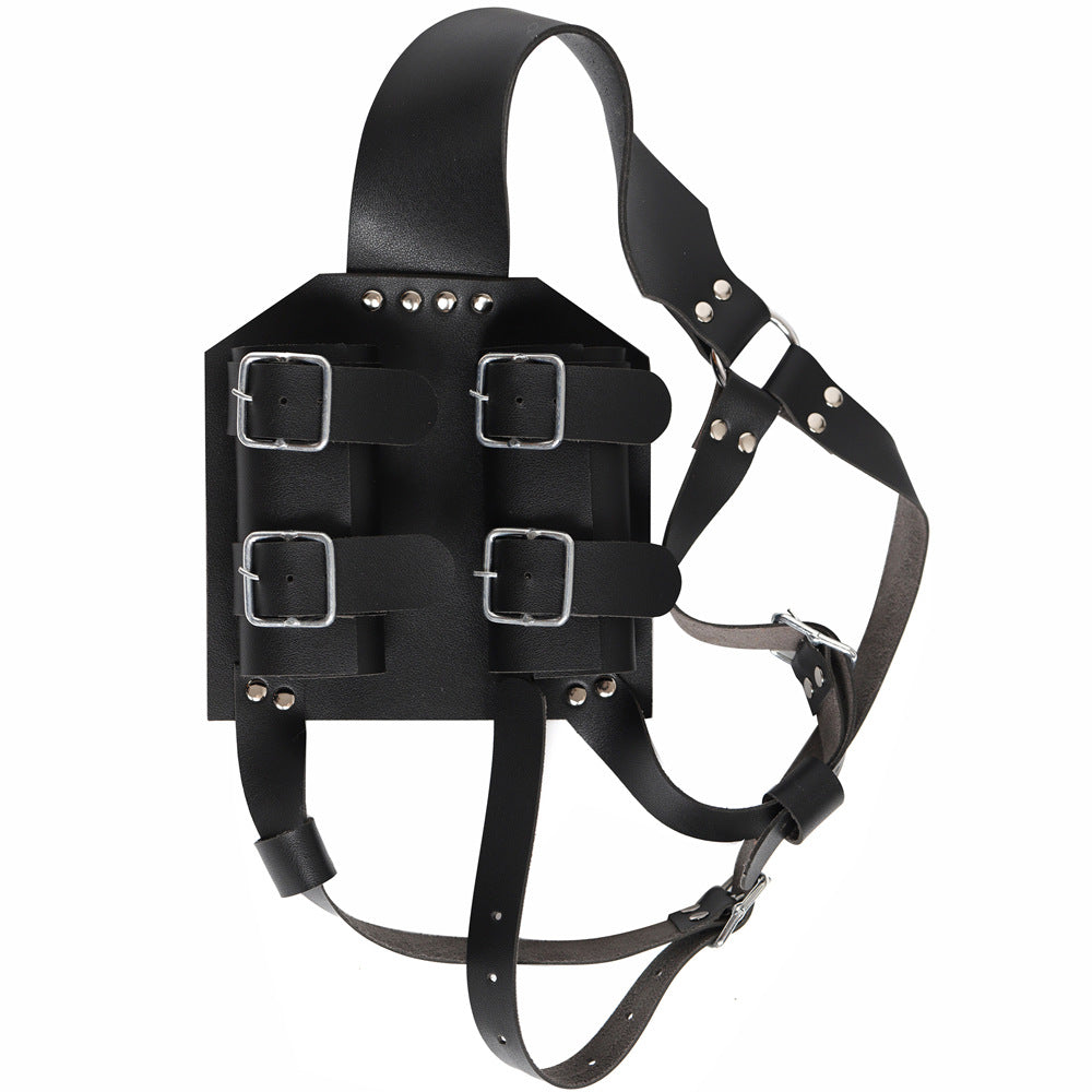 Medieval Double Sword Scabbard Harness PU Leather Knight LARP Back Holder