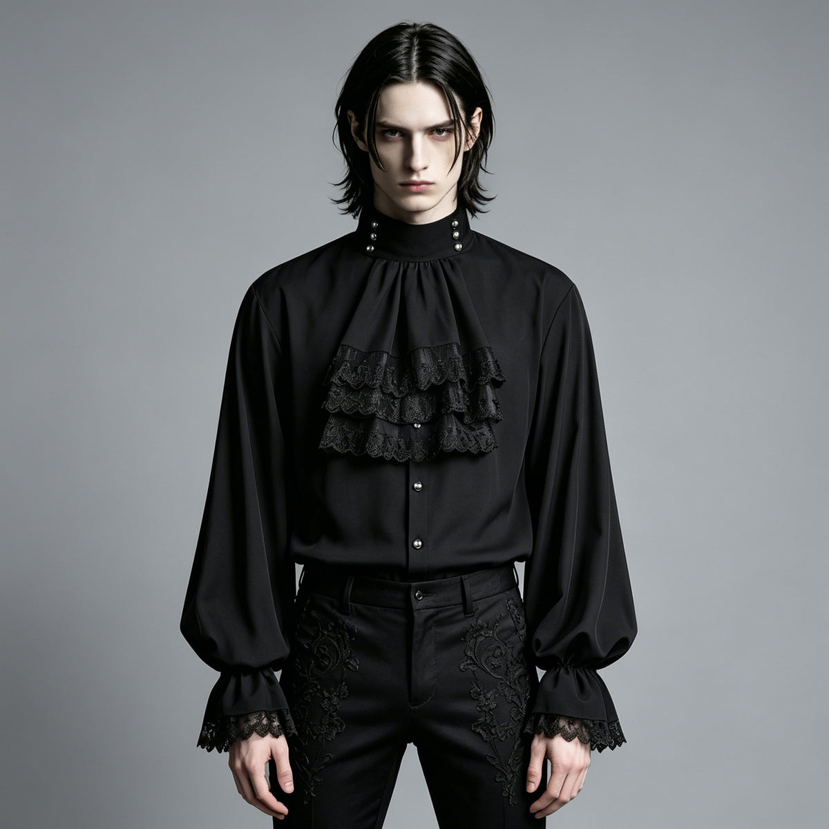  Gothic Victorian Vampire Shirt MEEJOY Australia