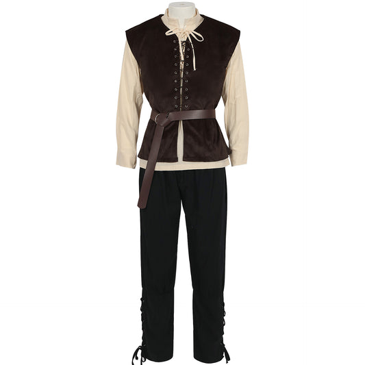 Medieval Peasant Costume - European Colonial People Roleplay Attire