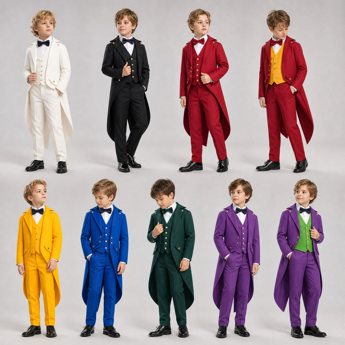 Steampunk Tailcoat Jacket for Kids & Adults | Gothic Halloween Ren Fairy Costume