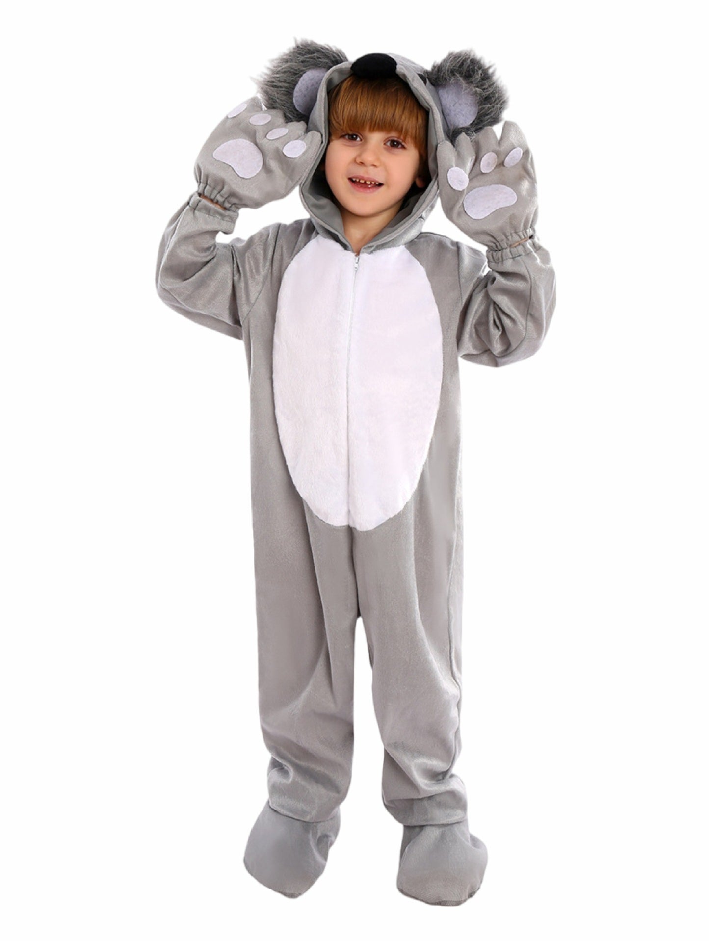 Kids Koala Animal Costume Onesie Pajamas Book Week Fancy Dress