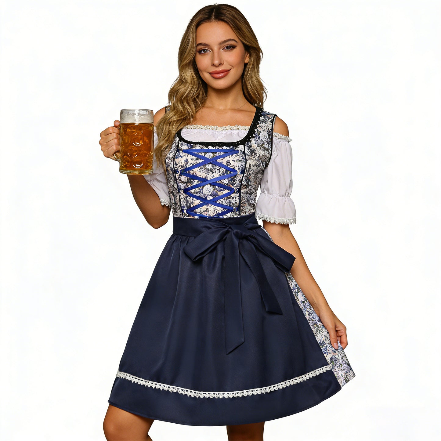 Dirndl Dress Bavarian German Traditional Oktoberfest Clothing for Women and Men