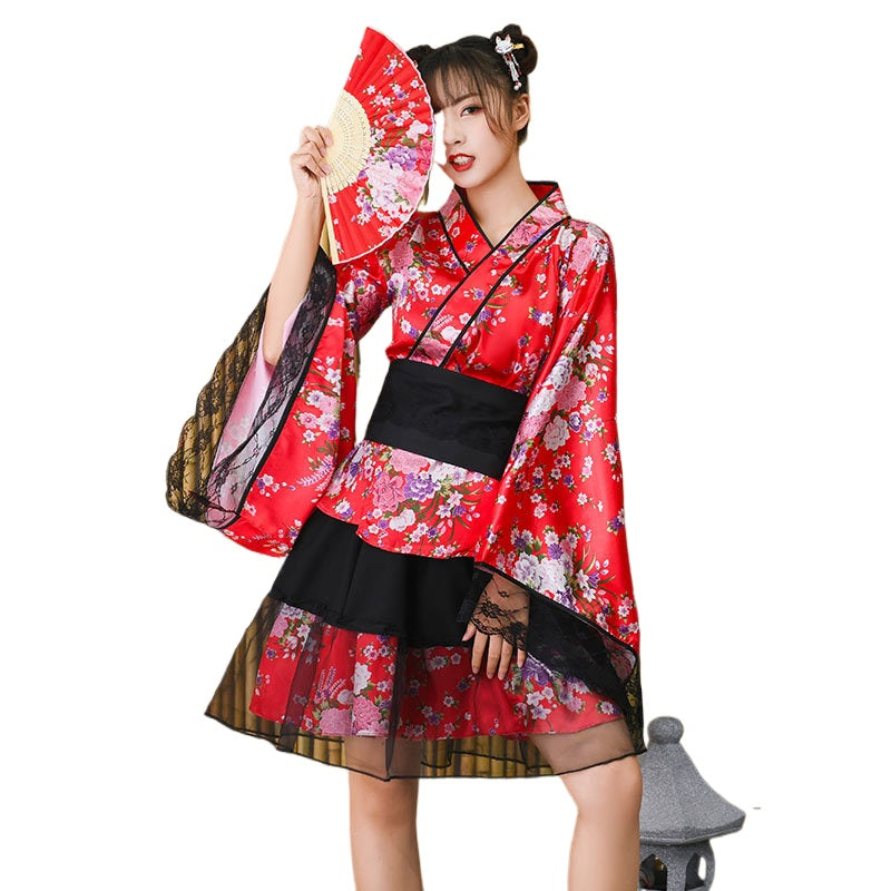 Animation Costume Japanese Cute Girl Style Improved Performance Anime Costume Kimono Pajamas