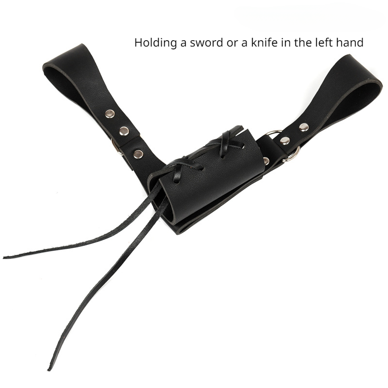 European Medieval Crusader Sword Hanger - PU Leather