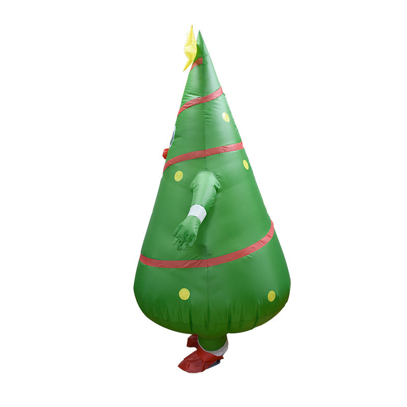 Christmas Tree Funny Cartoon Doll Costume Xmas Tree Inflatable Costumes