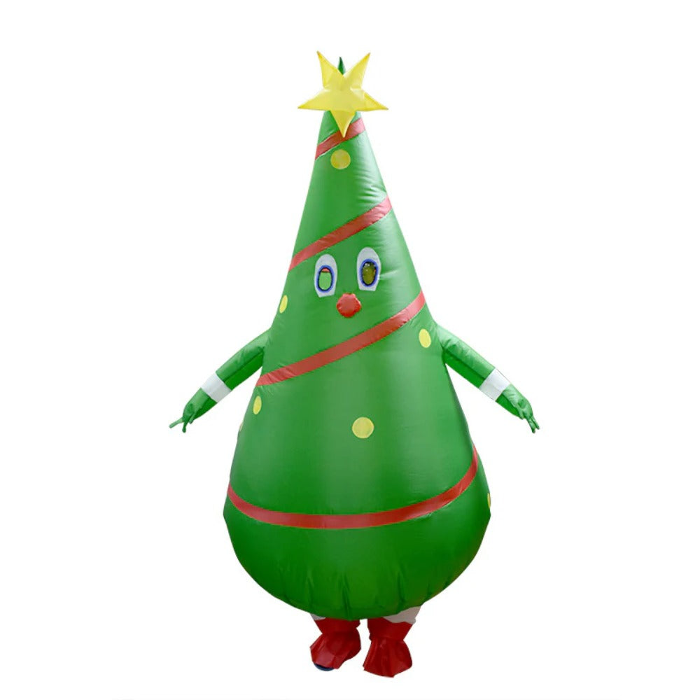 Christmas Tree Funny Cartoon Doll Costume Xmas Tree Inflatable Costumes