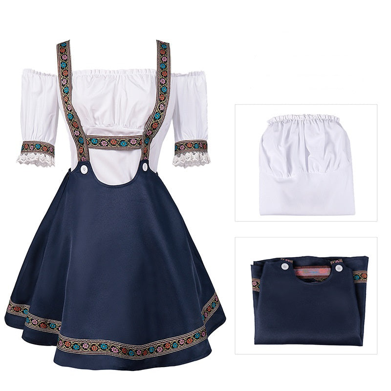 Dirndl Dress Bavarian German Traditional Oktoberfest Clothing for Women and Men