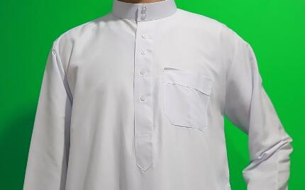 Mens Muslim Clothing Saudi Arab Long Sleeve Thobe Islamic Jubba Kaftan Long Robe Bisht