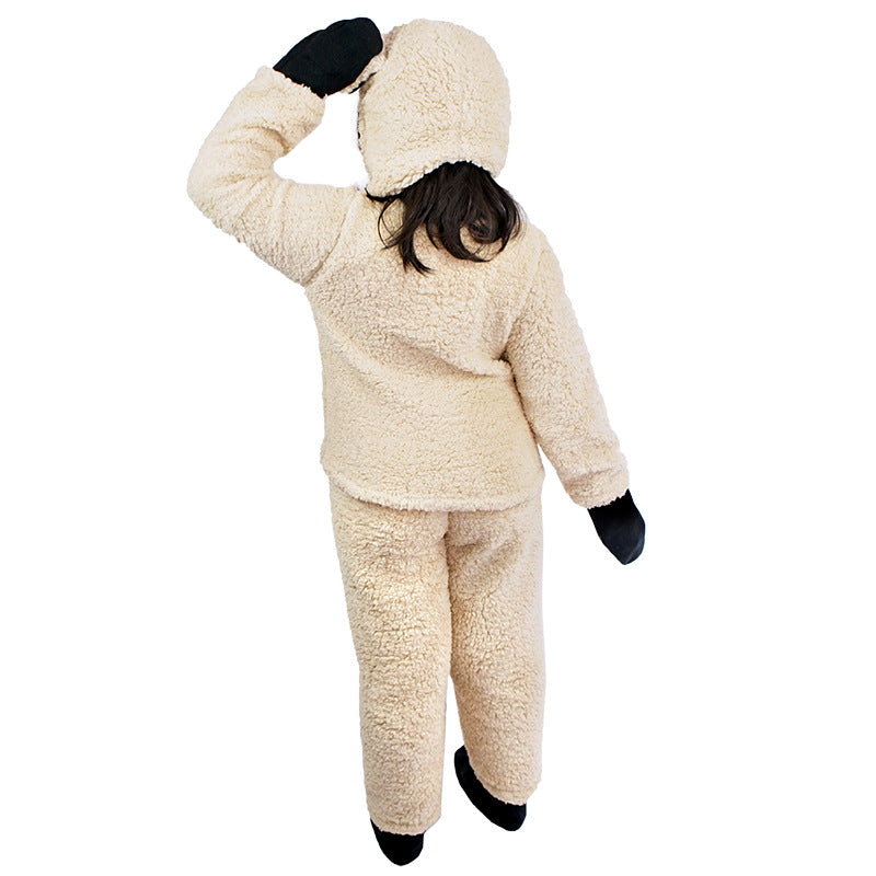 Kids Sheep Lamb Costume Farm Animal Book Week Fancy Dress Set