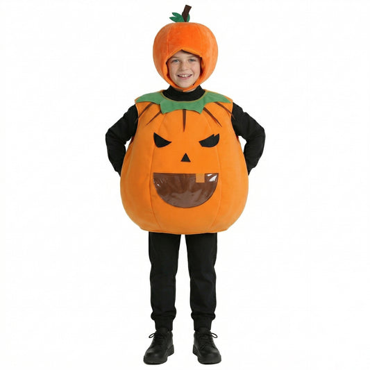 Halloween Costume Decoration Pumpkin Candy Set Kindergarten Children's Smock