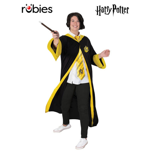 HARRY POTTER/HUFFLEPUFF ROBE CAPE, ADULT Officially Licensed