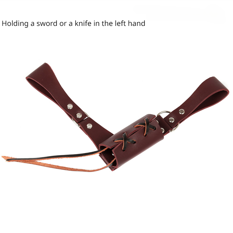 European Medieval Crusader Sword Hanger - PU Leather