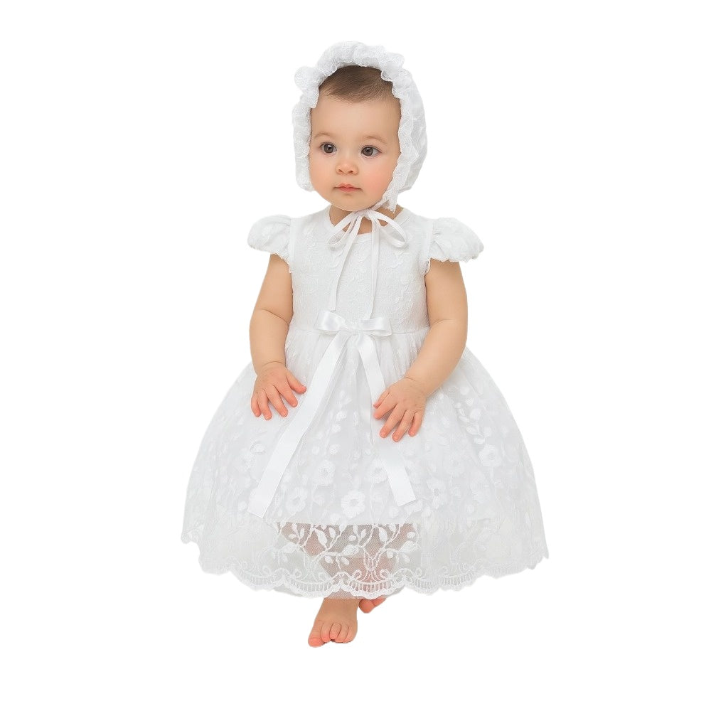 MEEJOY Christening, Full Month, First Birthday, Baptism, or Photoshoot – Infant Formal Outfit for Newborn to Toddler 