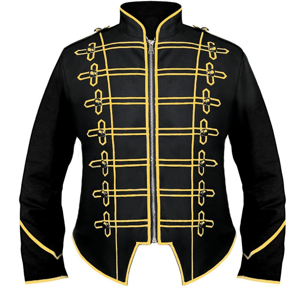 Men Medieval Renaissance Steampunk Coat Vintage Gothic Jacket Halloween Costume