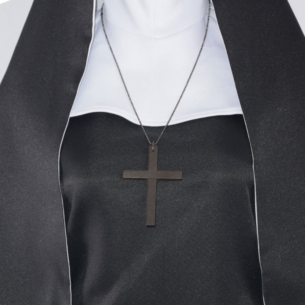 Nun Ghost Sister Cosplay Dress - Halloween Horror Costume