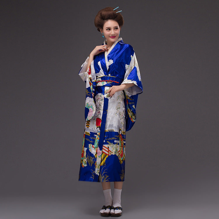 Japanese Womens Traditional Kimono Costumes for Cosplay Photography Yukata