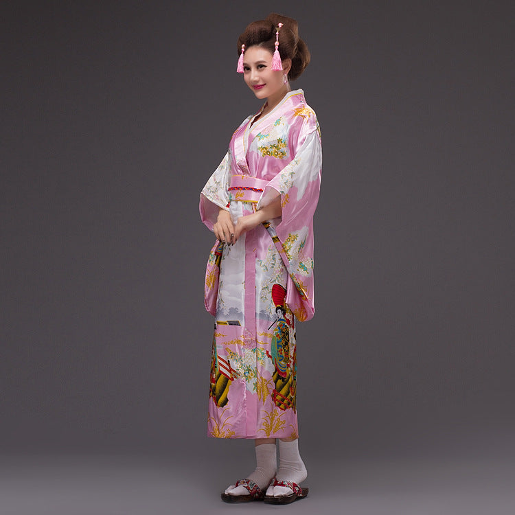 Japanese Womens Traditional Kimono Costumes for Cosplay Photography Yukata