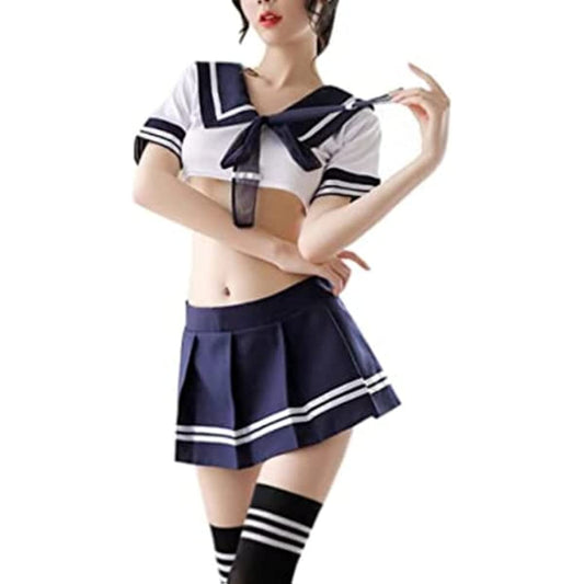 Women Schoolgirl Lingerie Costume Roleplay Lingerie Set Anime Cosplay Lingerie Naughty Japanese Uniform