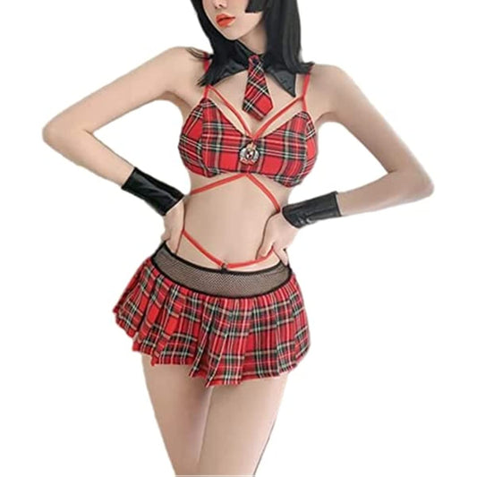 Naughty Student Women Costumes Sexy Schoolgirl Lingerie Outfit