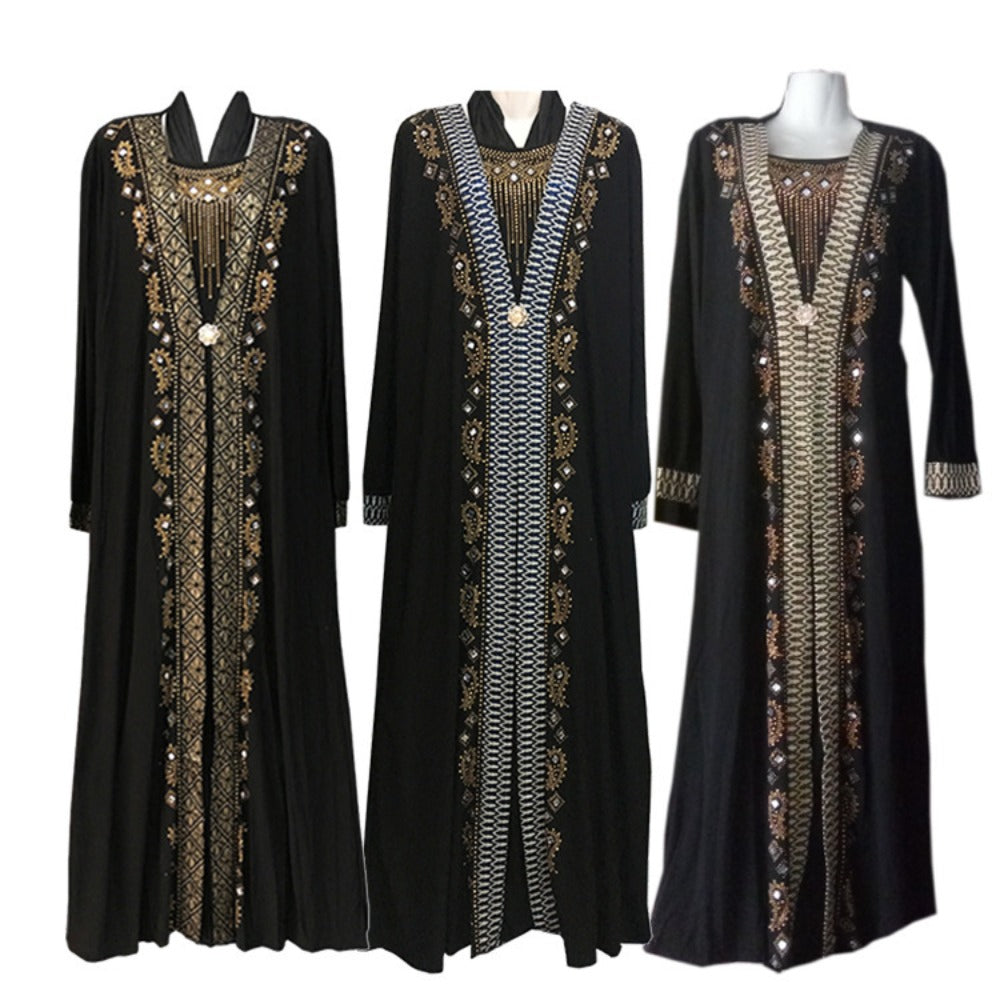 Arab Robe Muslim Elegant Arabian Women's Beaded Prayer Robe - Stunning Dubai Middle East ...