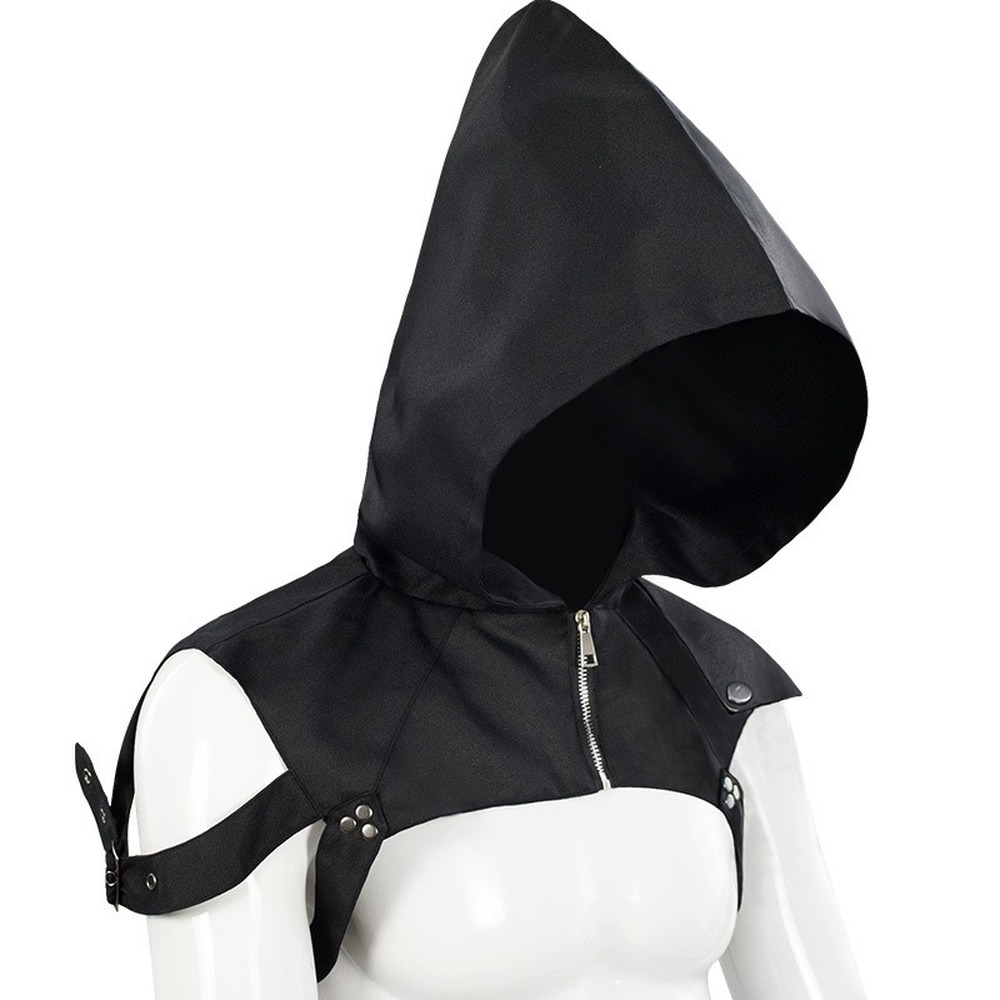 Men Gothic Victorian Hooded Cloak Halloween Costume