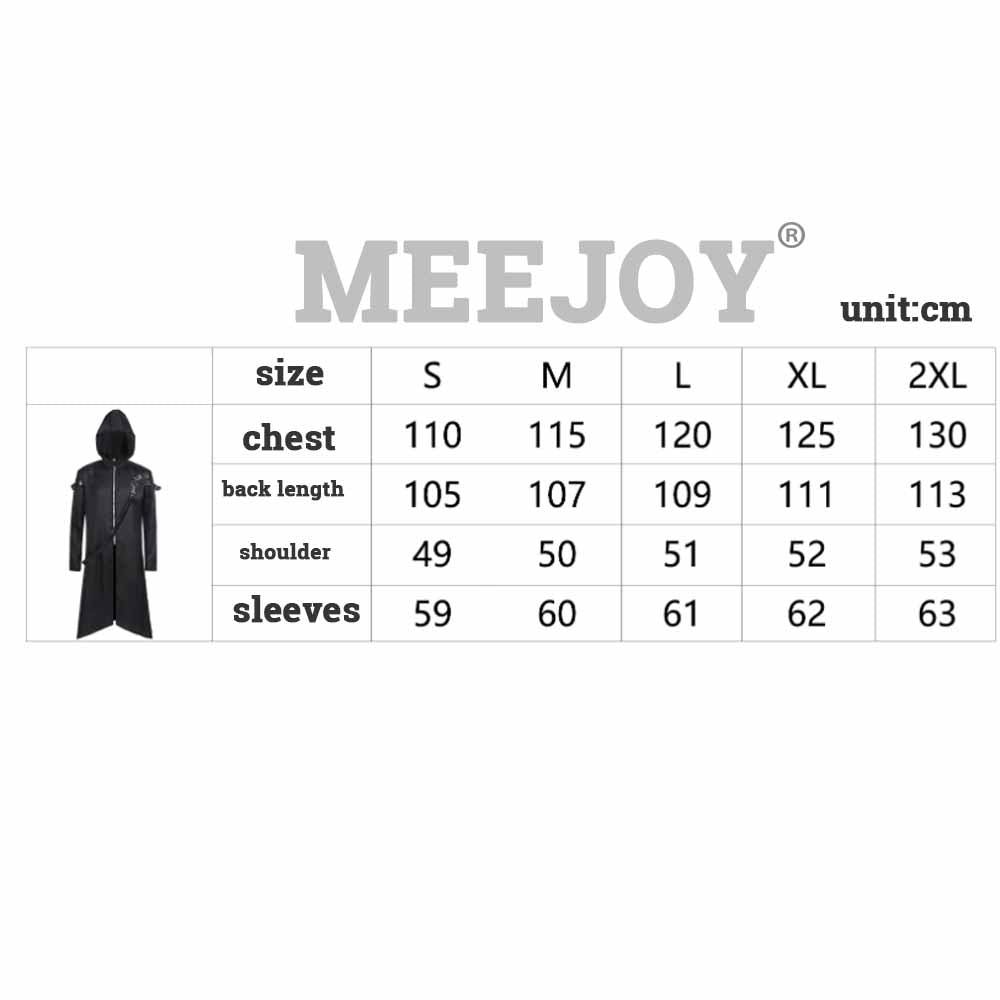 Dark Gothic  Anime Game Series Retro Jacket Men's Clothing Steampunk Retro Uniform