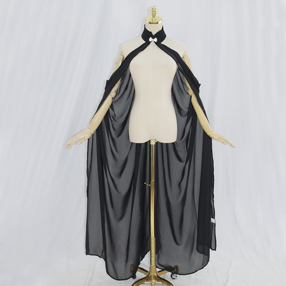 Womens Medieval Costume Ladies Halloween Gothic Cloak Sexy Queen Party Long Cape