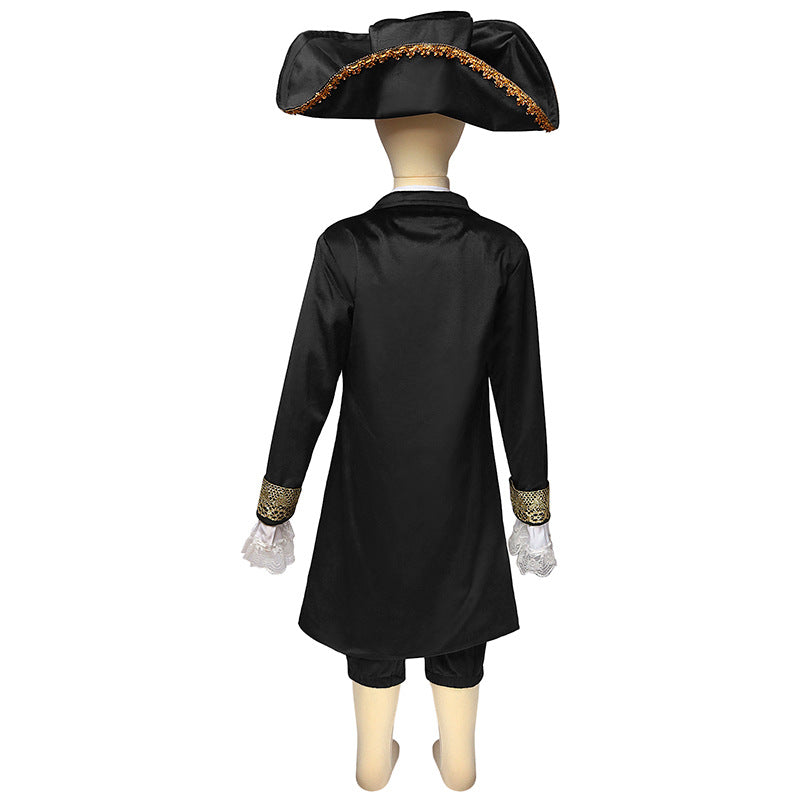 Boys' Caribbean Pirate Halloween Game Uniform - Set Sail for Adventure