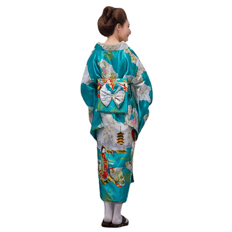 Japanese Womens Traditional Kimono Costumes for Cosplay Photography Yukata