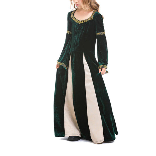 Medieval Princess Costume for Girls Renaissance Fancy Dress