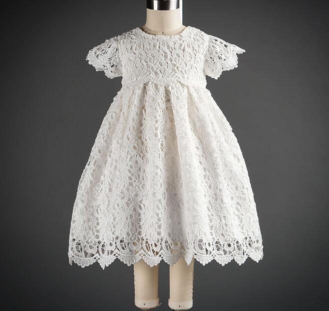 Baby Girls Baptism Dress Christening Gown Blessing Dress with Bonnet